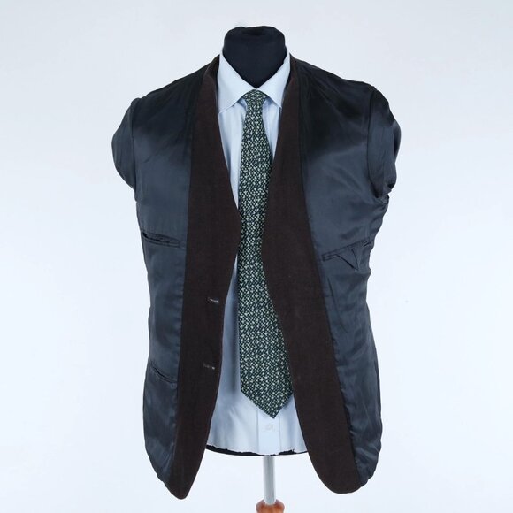 H&M Dark Brown Corduroy Blazer - Picture 8 of 9